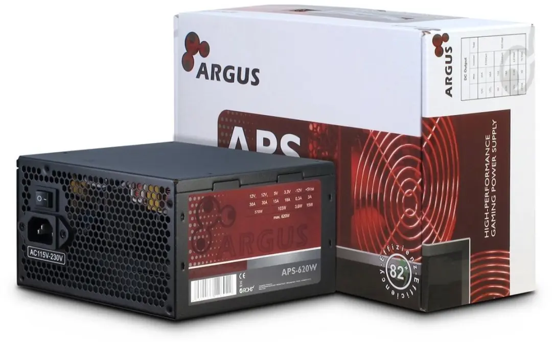 Inter-Tech Argus APS 88882118 Voeding 620W - Zwart