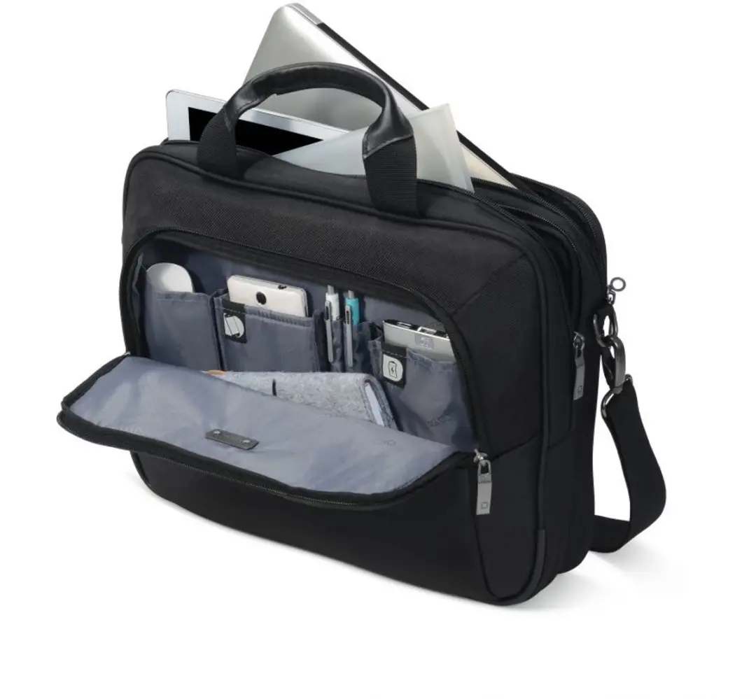 Dicota Top Traveller ECO SELECT 7640158668238 Notebooktas 15,6" - 3 Vakken - Zwart