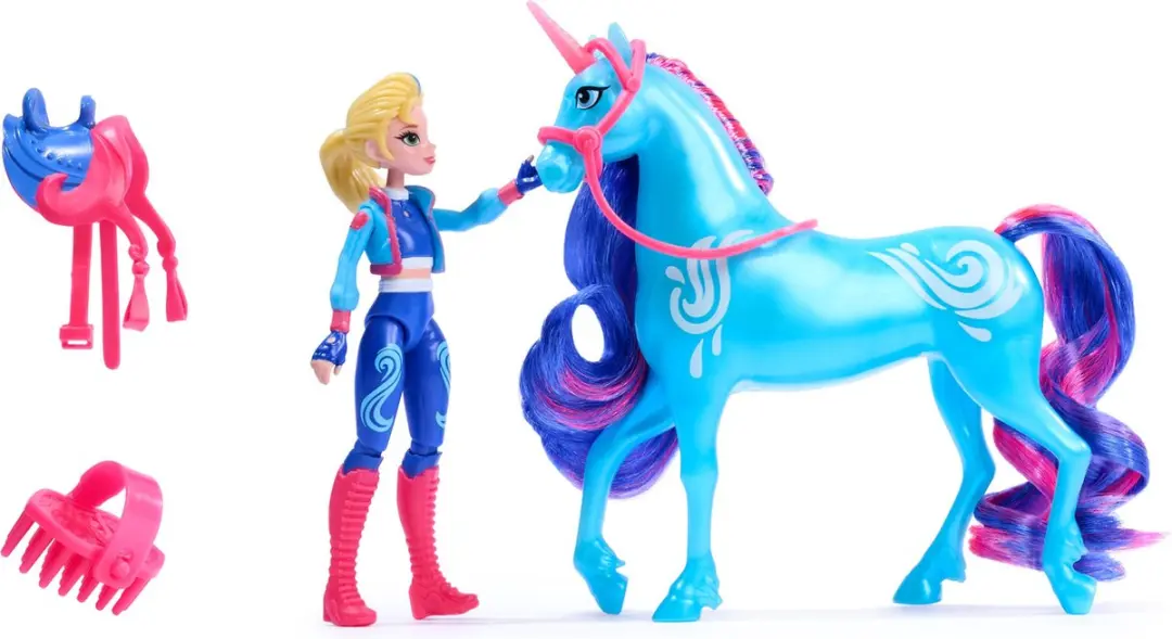 Unicorn Academy Pop Isabel & River Speelfigurenset - 3x Knoopcel - MPN 6066842