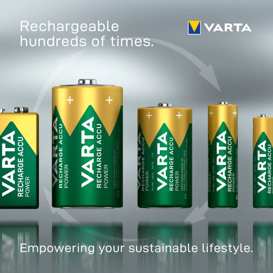 Varta AA Oplaadbare Batterijen 2600mAh - 4 Stuks