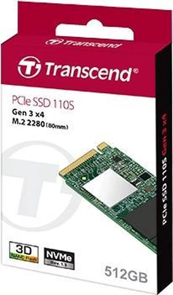Transcend 110S M.2 SSD 256GB PCIe 3.0 NVMe - TS256GMTE110S