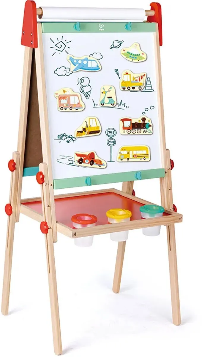 Hape E2008A Magnetische Voertuigen Set - 30 Stuks - Multicolor