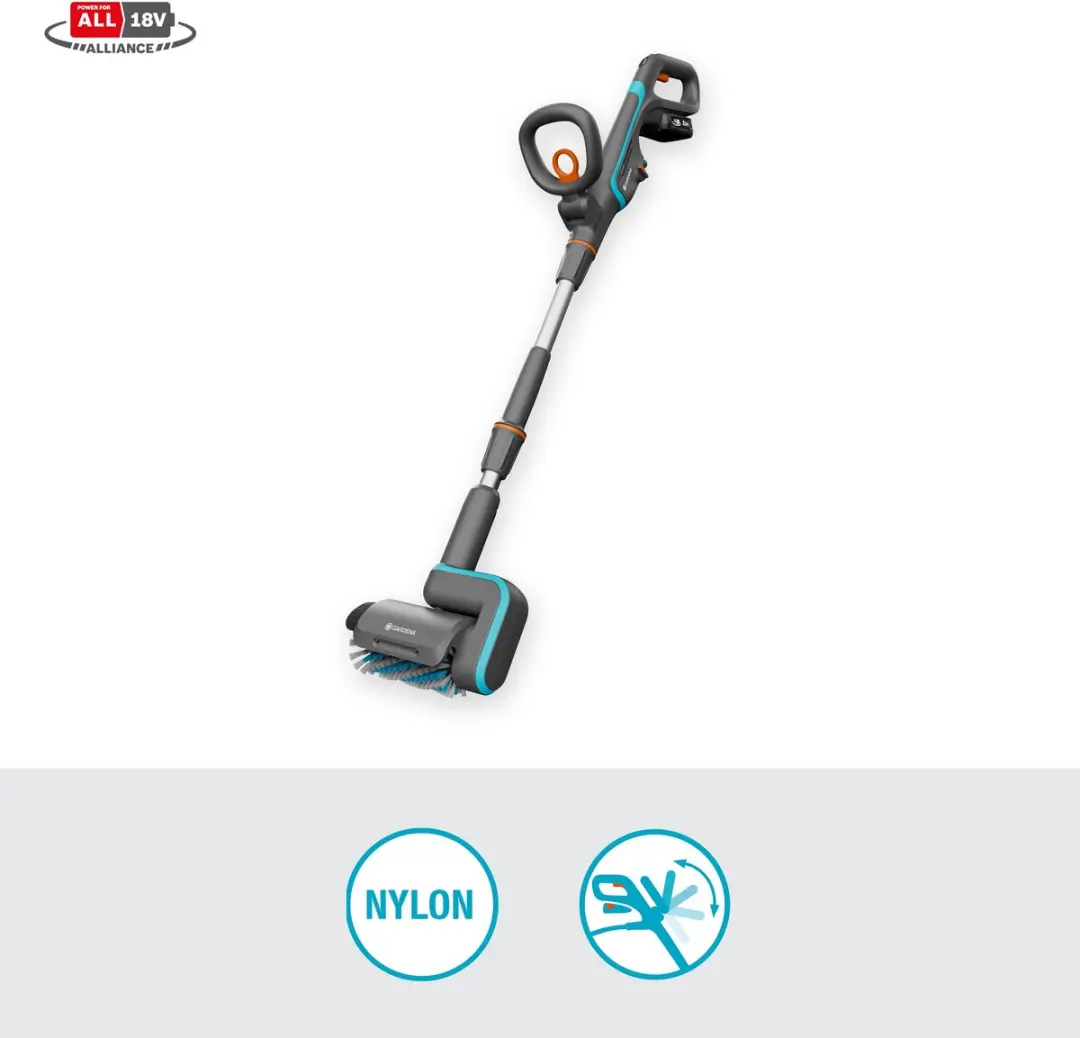 Gardena AquaBrush Patio 18V Multireiniger - 1x2,5Ah