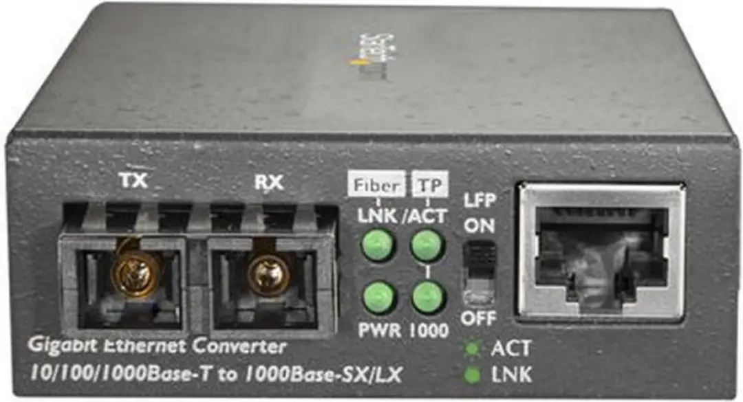 Startech Glasvezel Media Converter MCMGBSCMM055 - 1000Base-SX - 550m