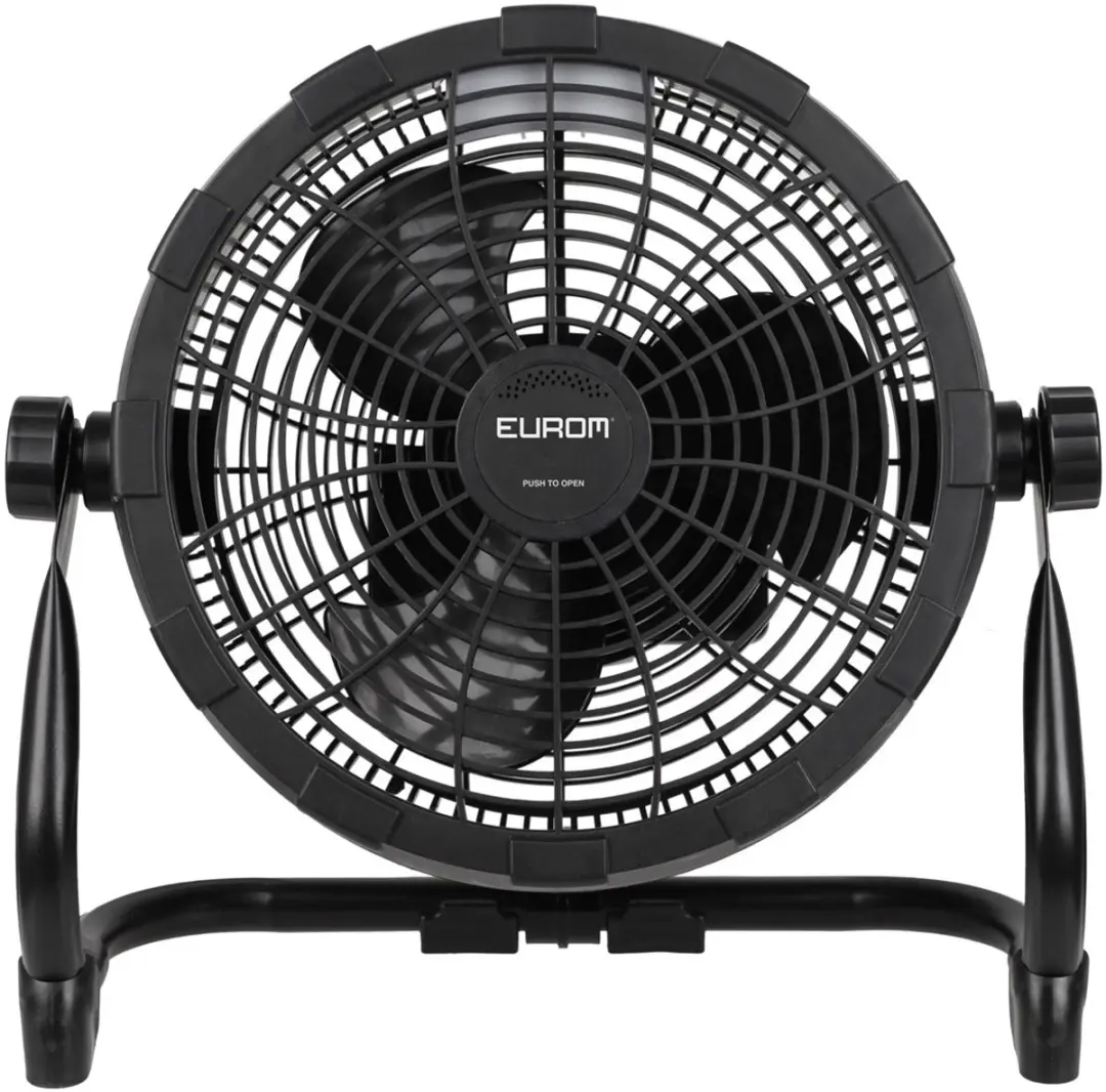 Eurom Airflow LED Cordless 384482 - 40cm - 9 Standen - Zwart