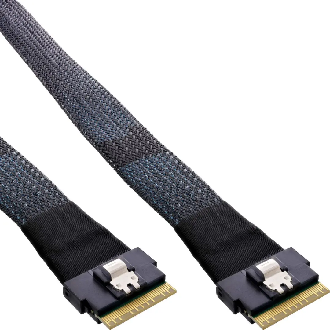 InLine Slim SAS-Kabel SFF-8654 8i 48Gb/s 1m