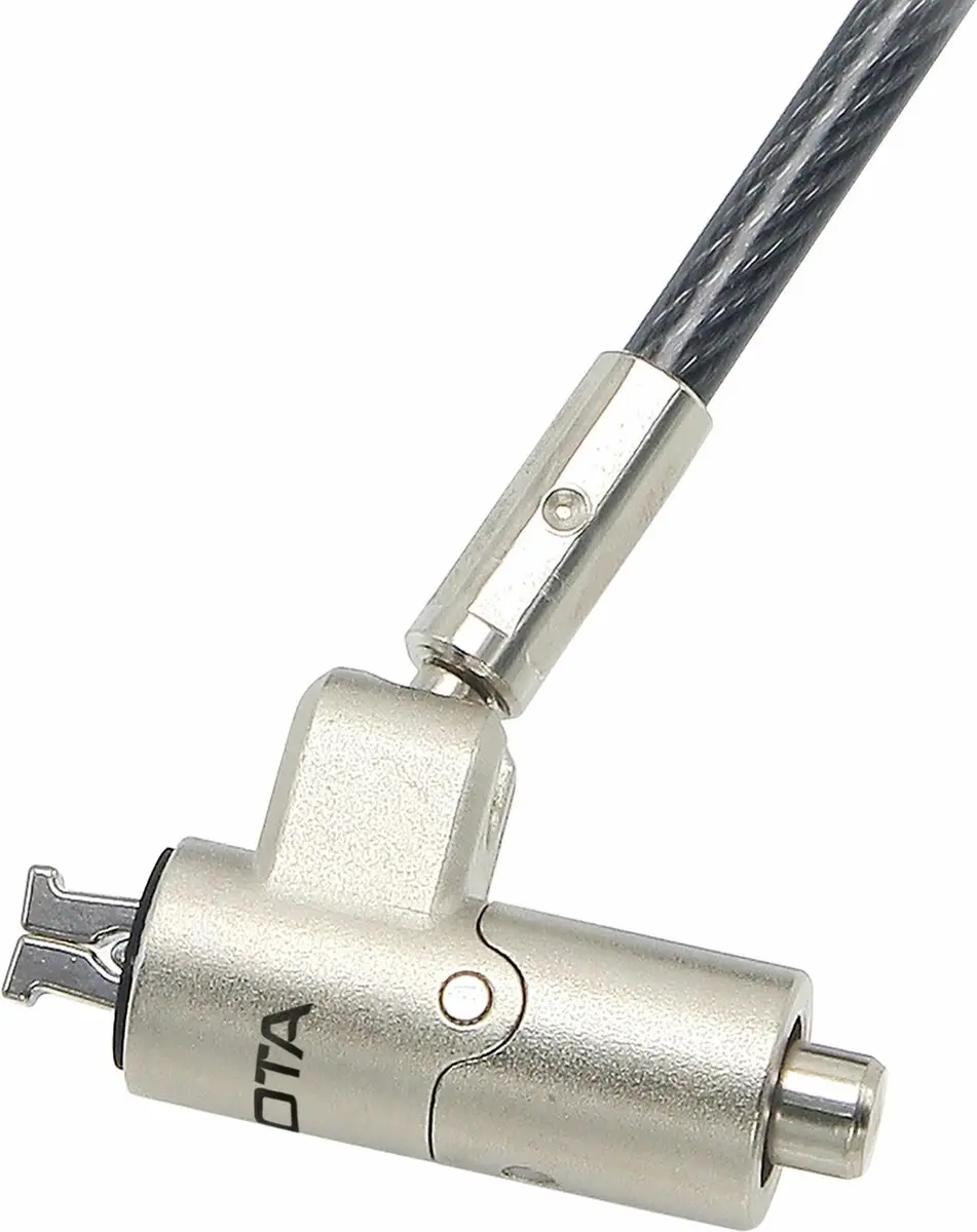 Dicota D31886 Kabelslot - 2m - Zwart/Zilver