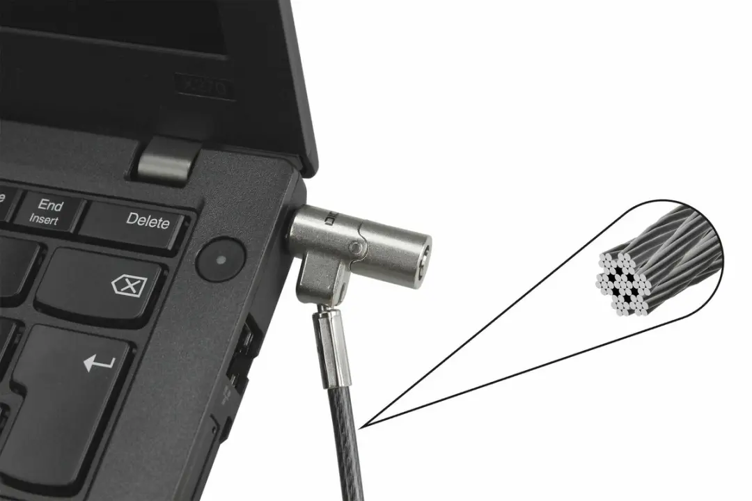 Dicota D31886 Kabelslot - 2m - Zwart/Zilver