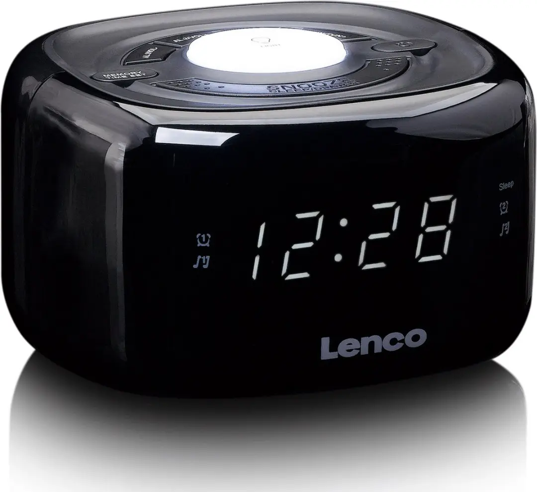 Lenco CR-12BK Wekkerradio - Zwart