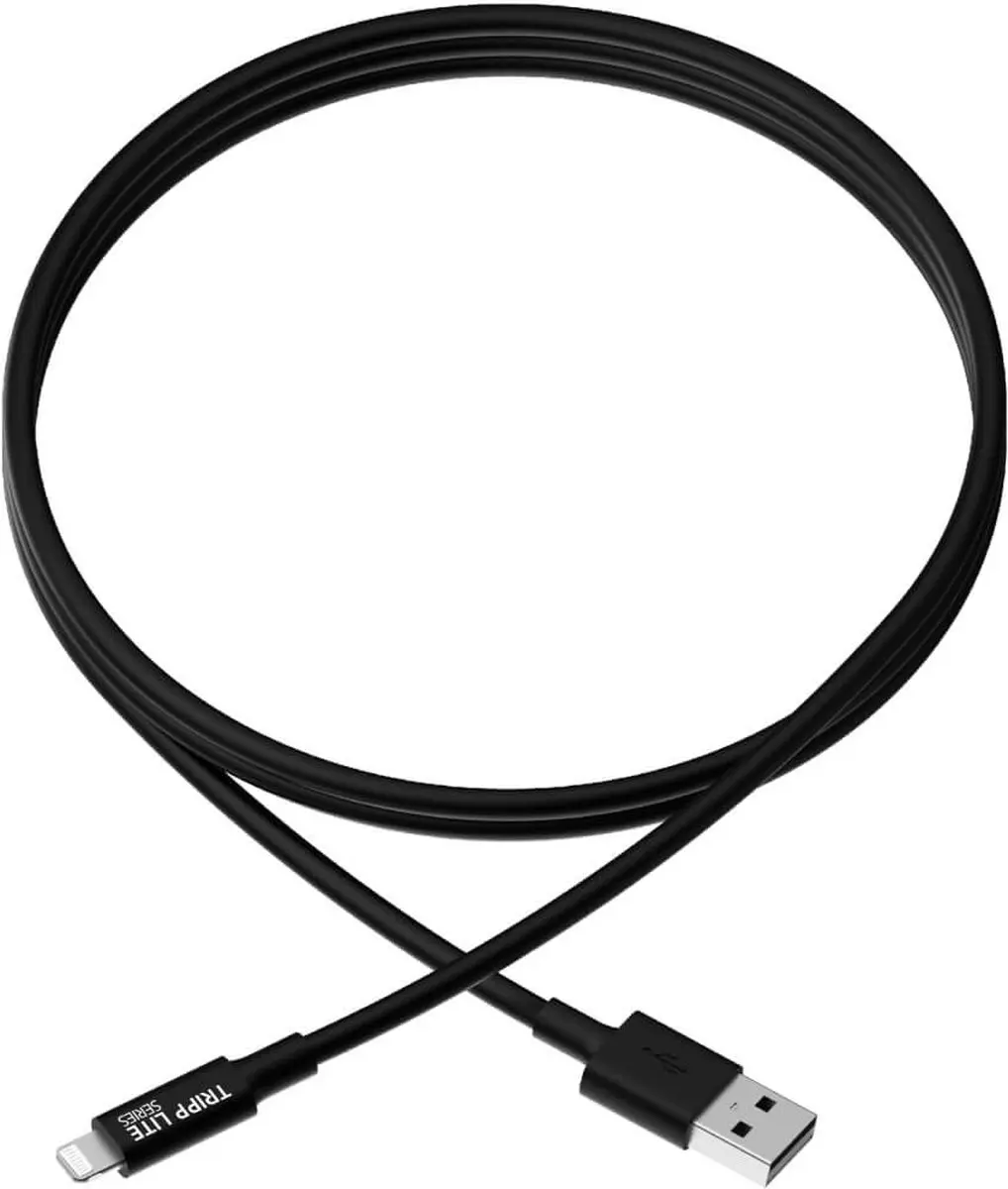 Tripp Lite M100-006-BK USB A naar Lightning Kabel - 1.8m - Zwart
