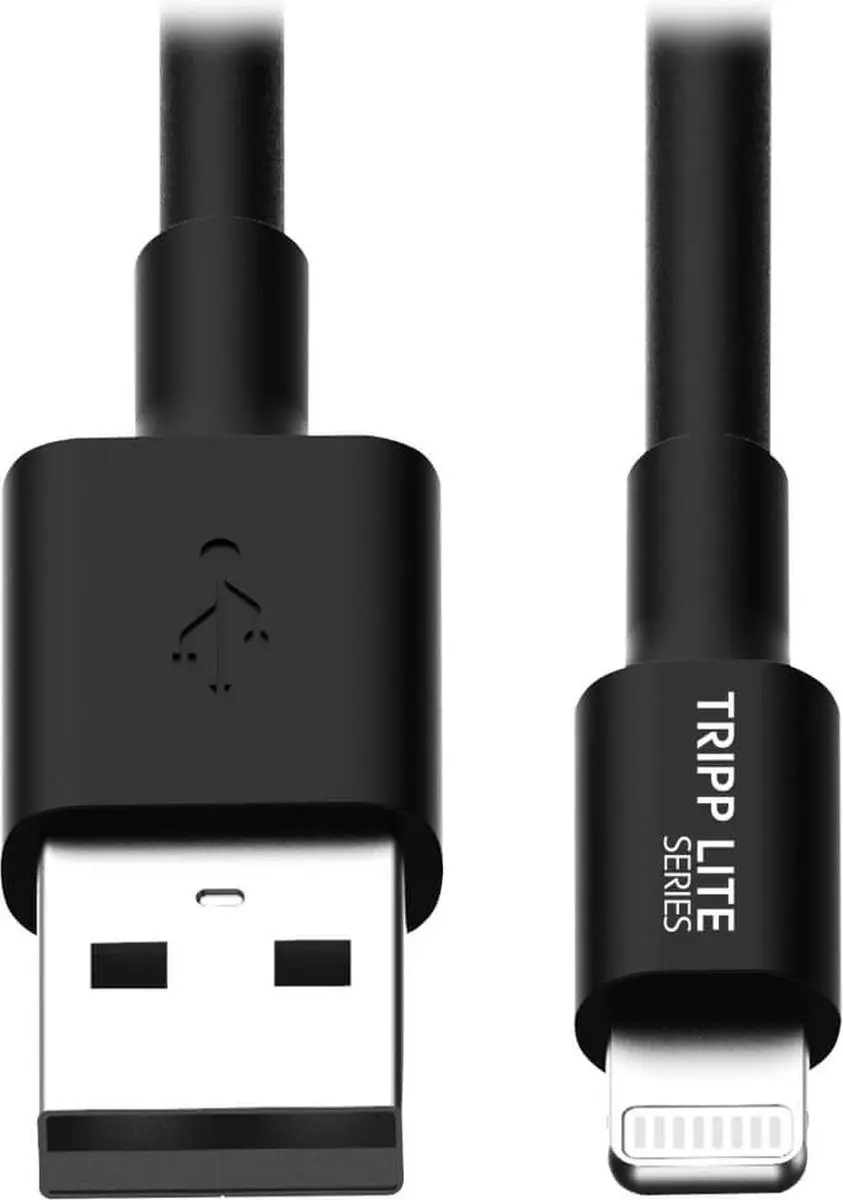 Tripp Lite M100-006-BK USB A naar Lightning Kabel