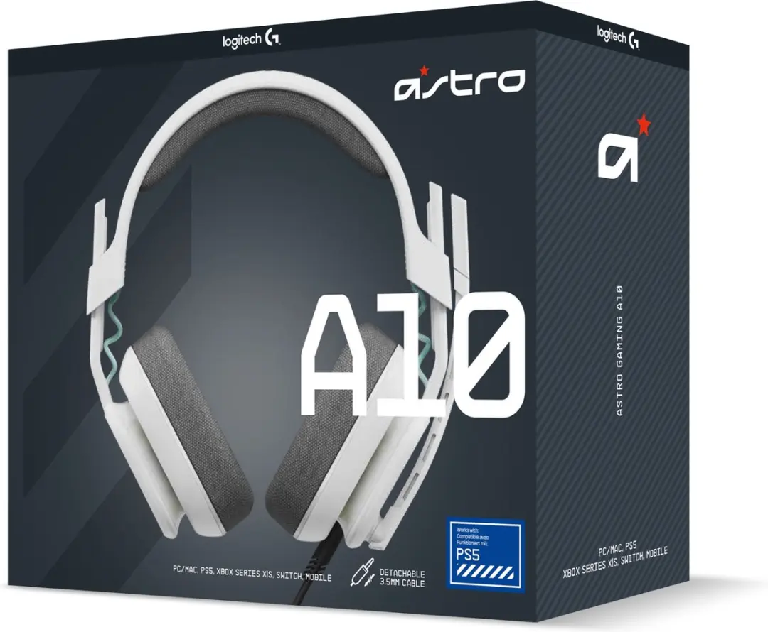 ASTRO Gaming A10 Gen 2 Gaming Headset Wit - 40mm Drivers - afbeelding 6 van 6