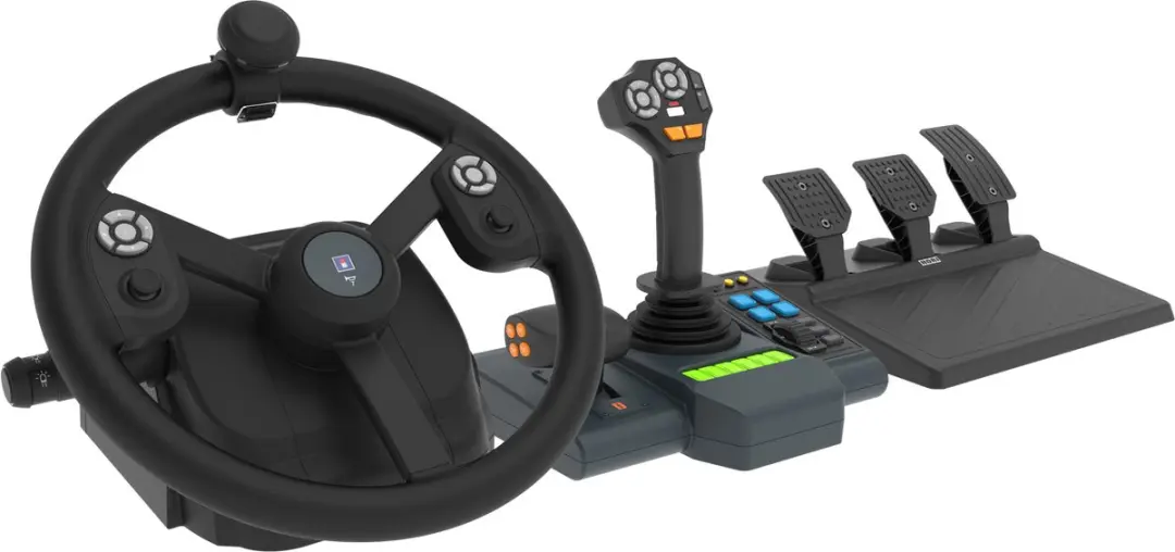 Hori Farming Control System HPC-043U - Stuurwiel 35cm + Pedalen