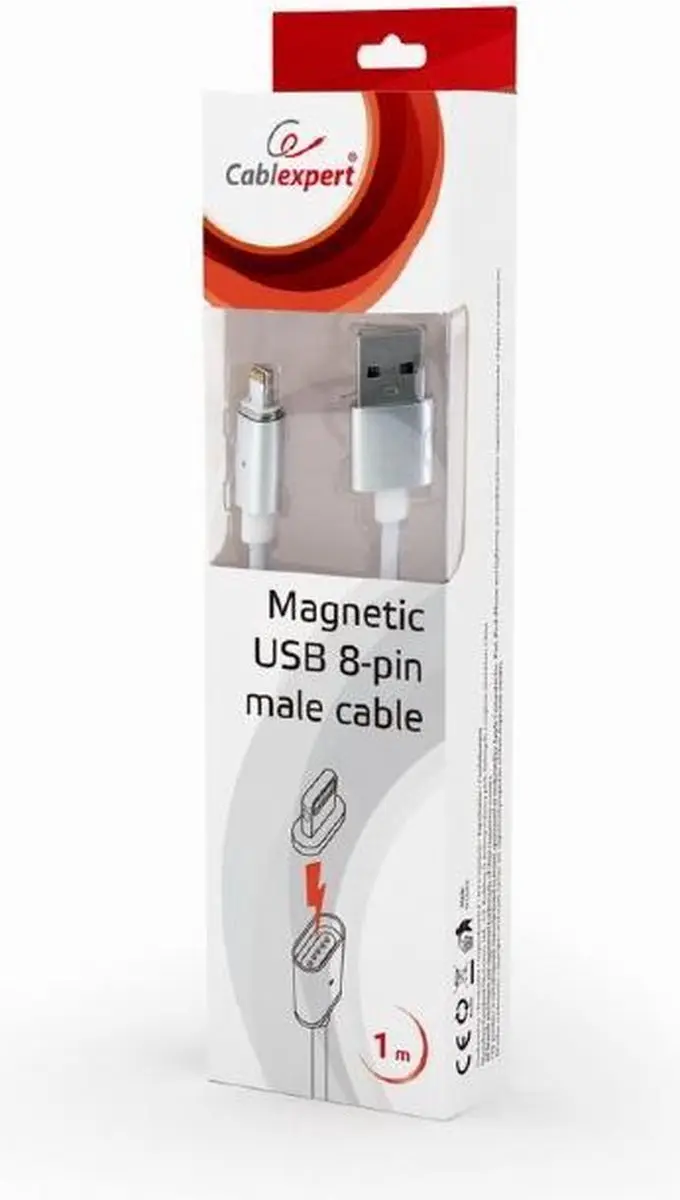 Cablexpert Gembird CC-USB2-AMLMM-1M USB-kabel - Zwart