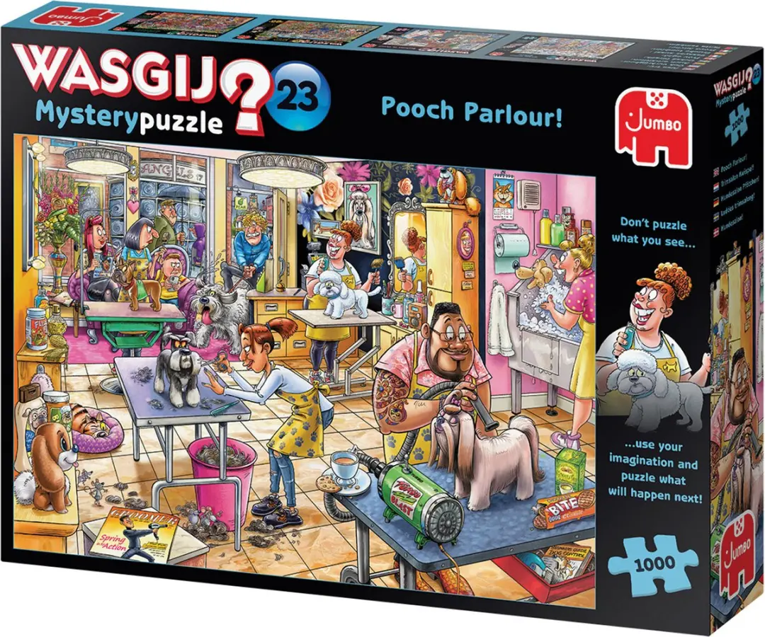 Jumbo Wasgij Mystery 23 Trimsalon Kwispel! Legpuzzel 1000 Stuks