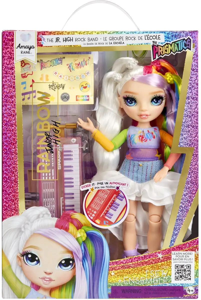 Rainbow High Jr Amaya Modepop - Meerkleurig