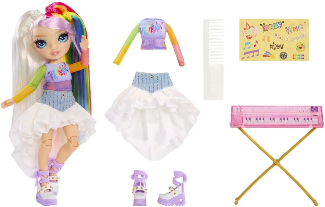 Rainbow High Jr Amaya Modepop - Meerkleurig