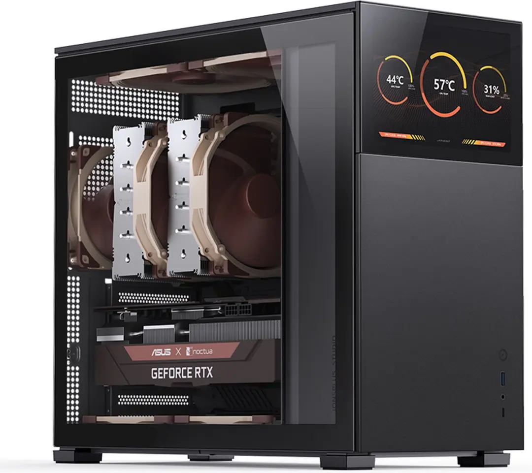Jonsbo D41 STD Midi Tower - Zwart
