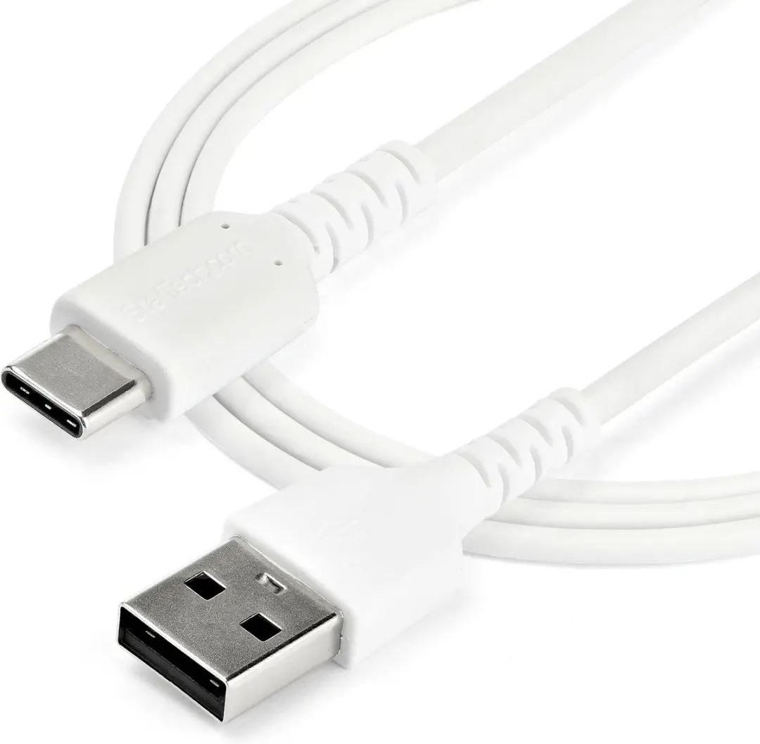 Startech USB-A naar USB-C Kabel 1m - USB 2.0 - Wit