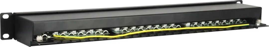 Equip Patchpanel 24x RJ45 Cat5e 19" 1HE - Zwart