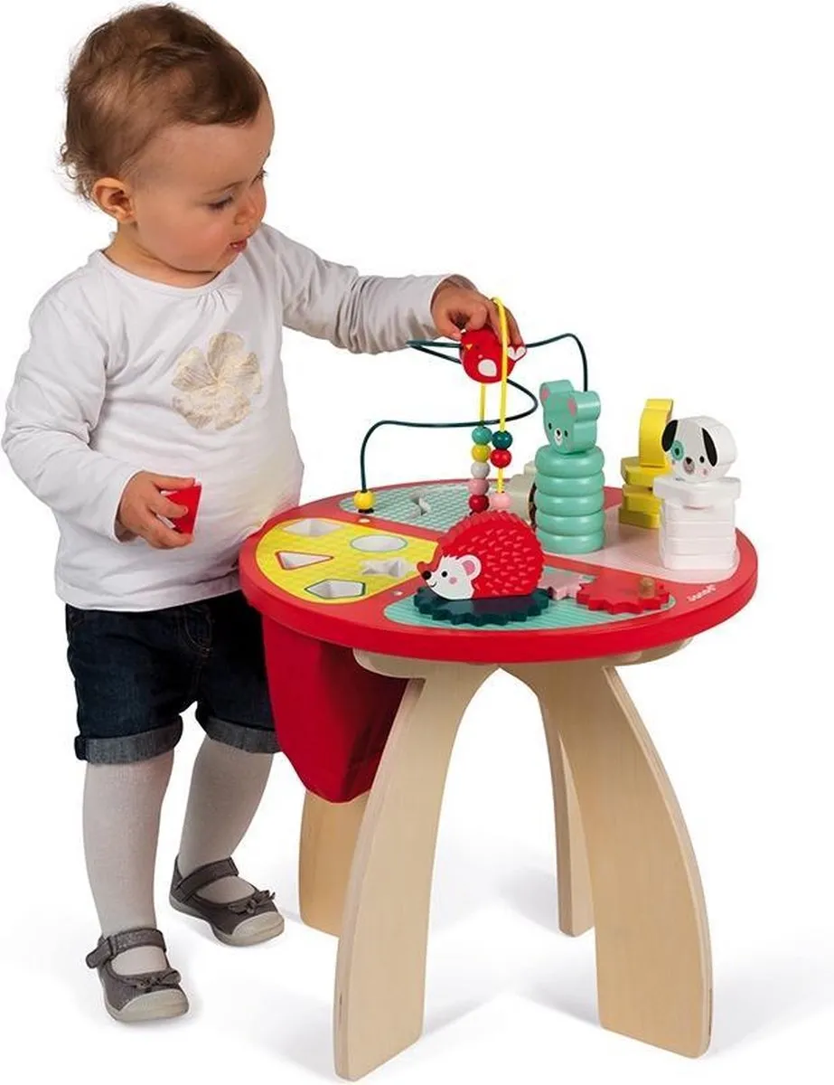 Janod Baby Forest Houten Activiteitentafel - Multicolor - afbeelding 6 van 6