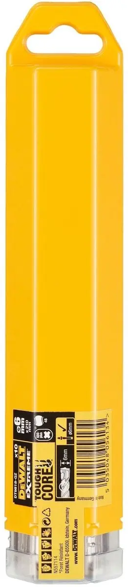 DeWalt DT9818-QZ SDS-Plus Boor 6x210mm - 10 Stuks - afbeelding 2 van 3