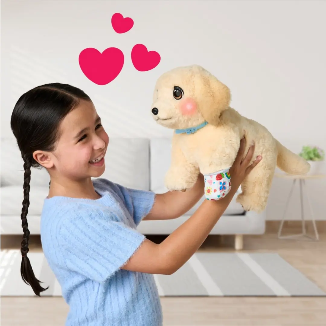 Little Live Pets Ouchies Puppy Cooper Interactieve Knuffel - Bruin