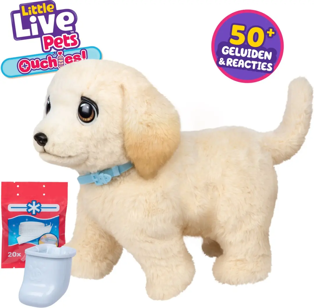 Little Live Pets Ouchies Puppy Cooper Interactieve Knuffel