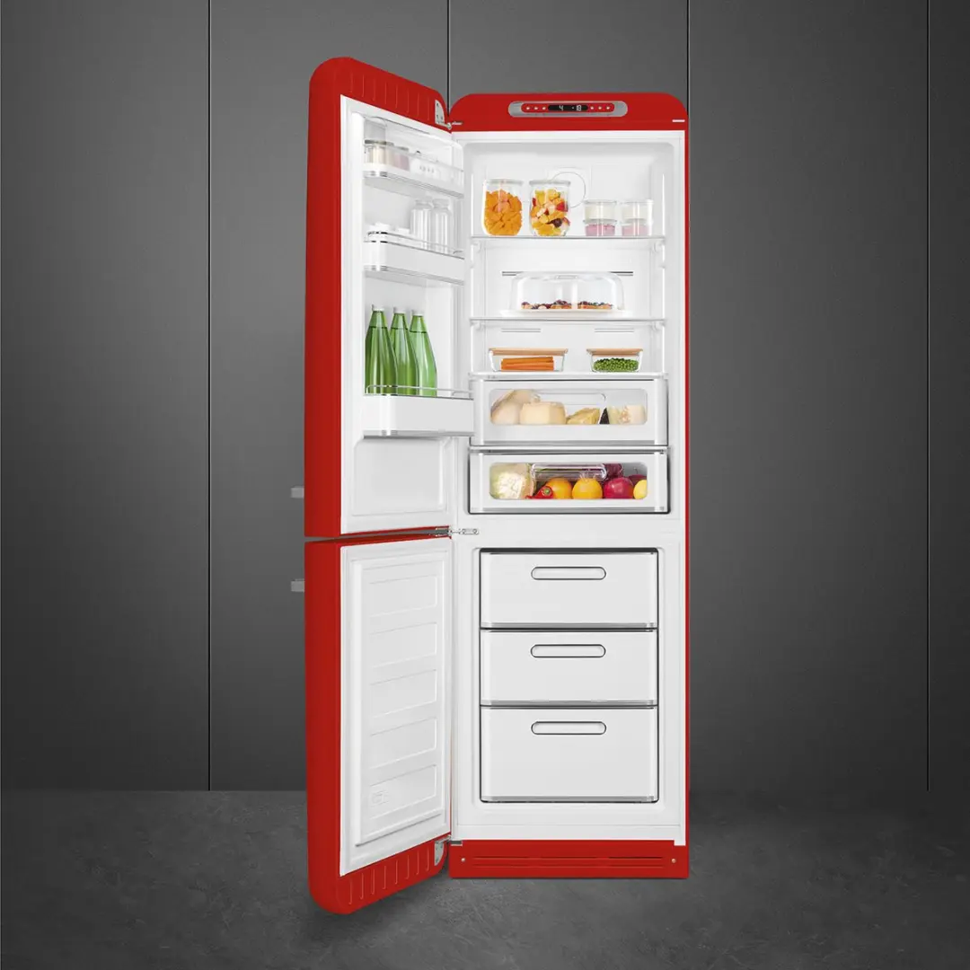 Smeg FAB32LRD6 Koel-Vriescombinatie 331L - Rood