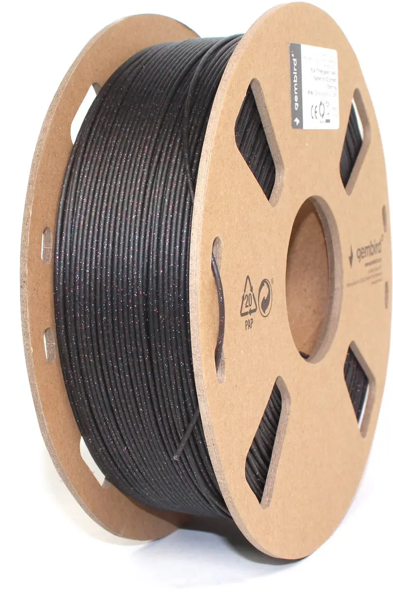 PLA Three Galaxy Zwart 1.75mm 1kg