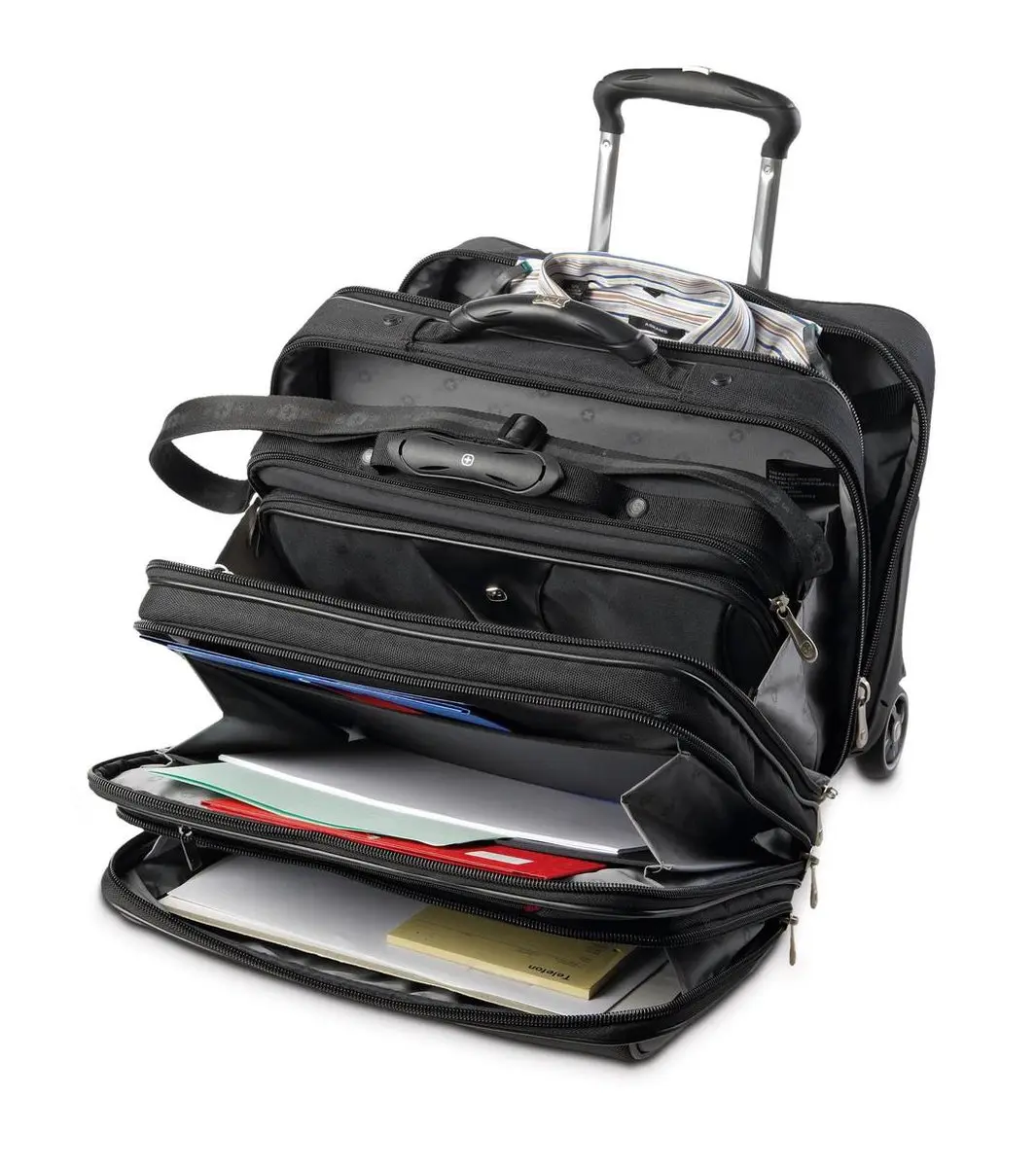 Wenger Patriot 435510 Laptop Trolley 17" - Black
