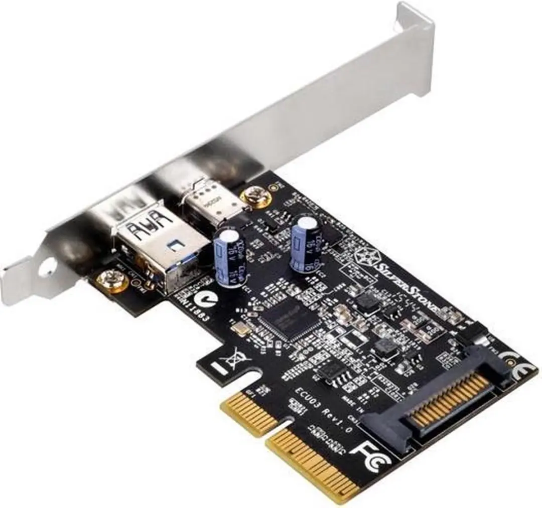 SilverStone ECU03 USB 3.2 Gen 1 Interfacekaart