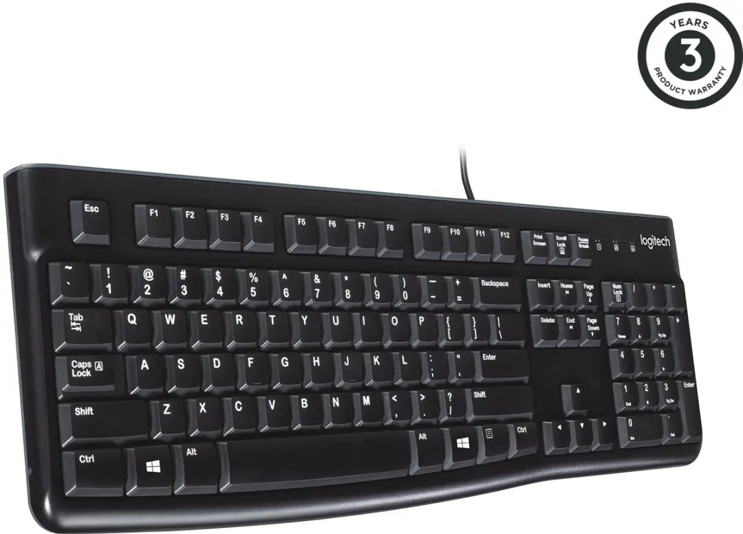 Logitech K120 Toetsenbord AZERTY - Zwart