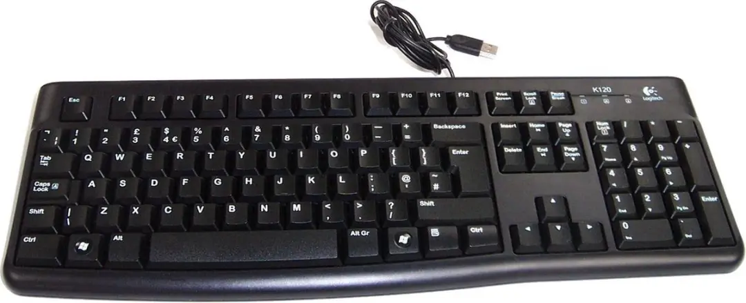 Logitech K120 Toetsenbord AZERTY - Zwart