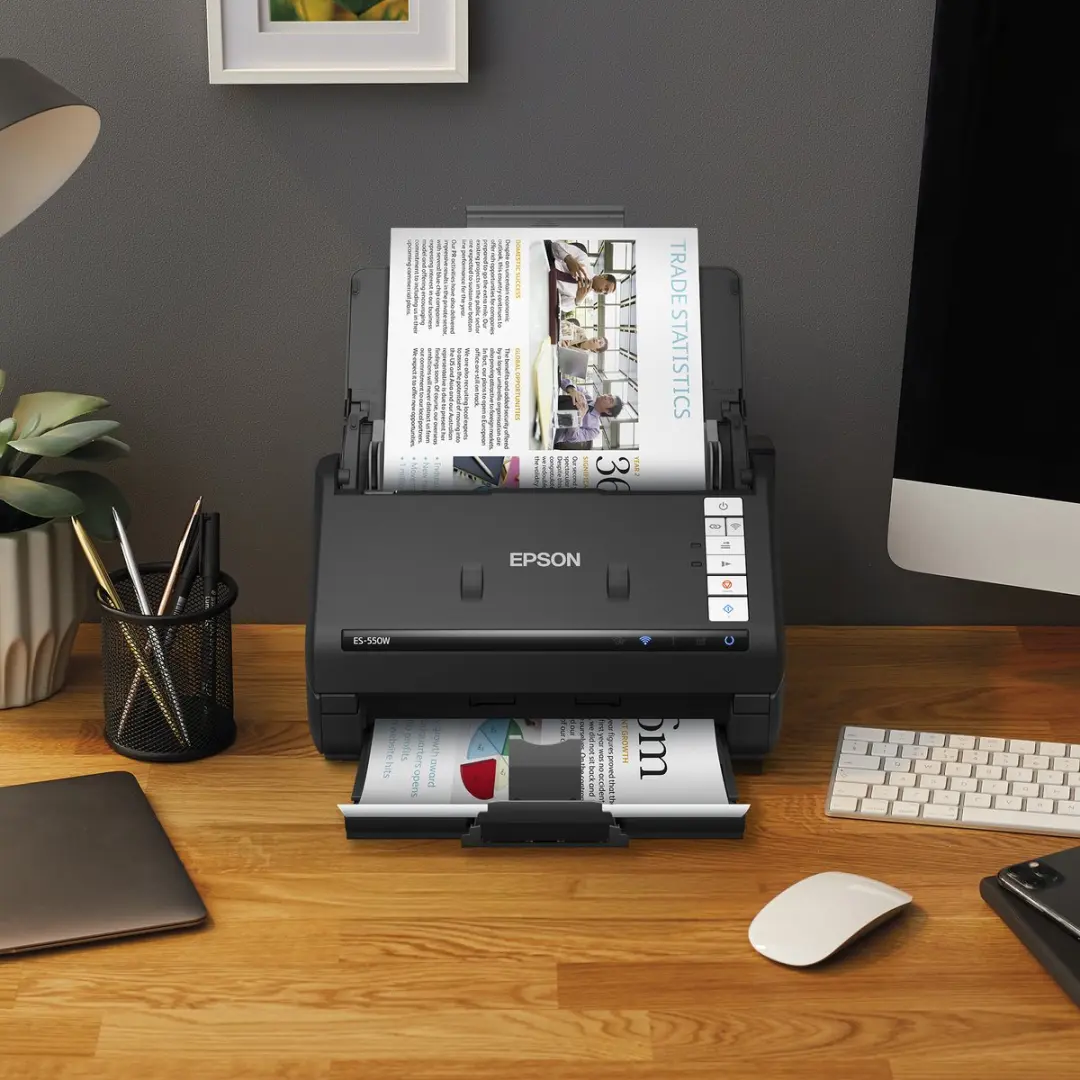 Epson WorkForce ES-550W ADF-scanner - A4 - 600x600 DPI - Zwart