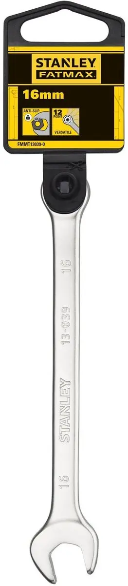 Stanley FATMAX Ringsteeksleutel 16mm - Antislip - afbeelding 4 van 5