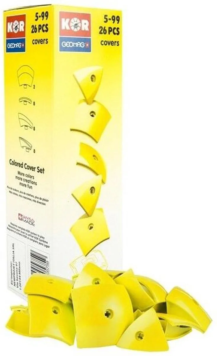 Geomag Kor 2.0 Panelenset 26-delig - Geel