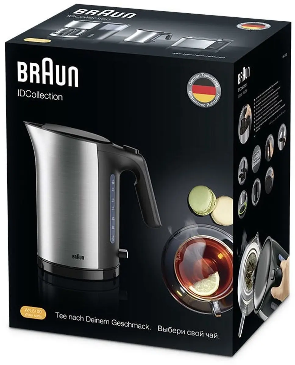 Braun ID Collection WK 5100 Waterkoker - 2200W - 1.7L - Zwart - afbeelding 6 van 6