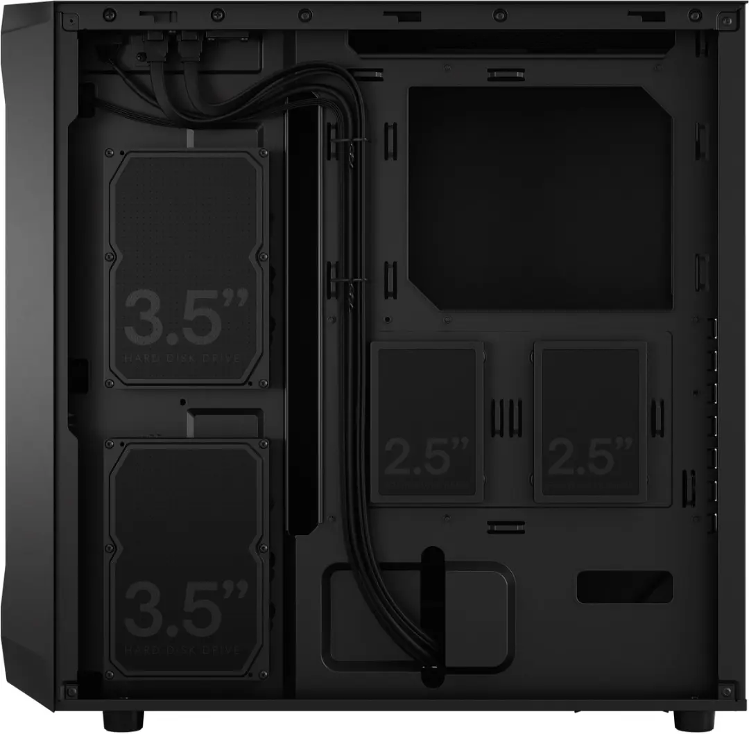 Fractal Design Focus 2 ATX Semi-tower - Zwart