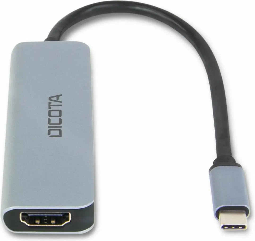 Dicota D32060 USB-C Dockingstation - 4x USB - Zilver - afbeelding 6 van 6