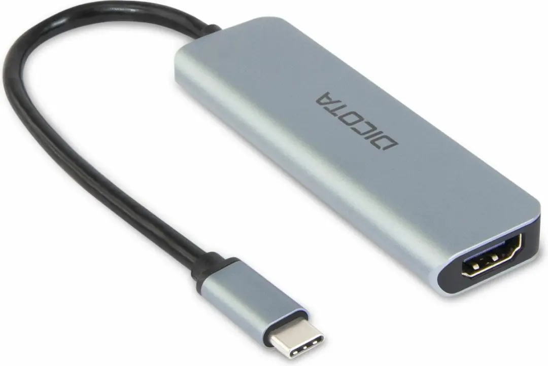 Dicota D32060 USB-C Dockingstation - 4x USB - Zilver