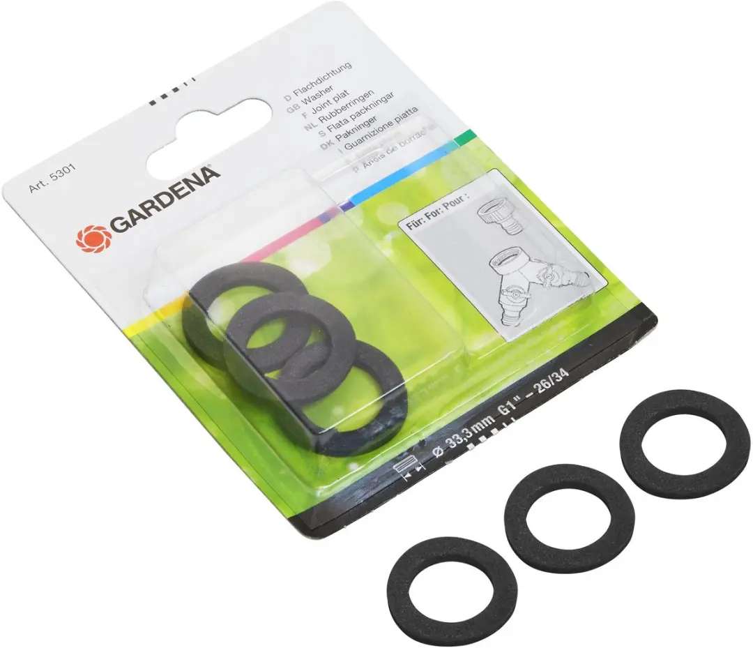 Gardena Ringenset Rubber 3-delig - Ø21mm