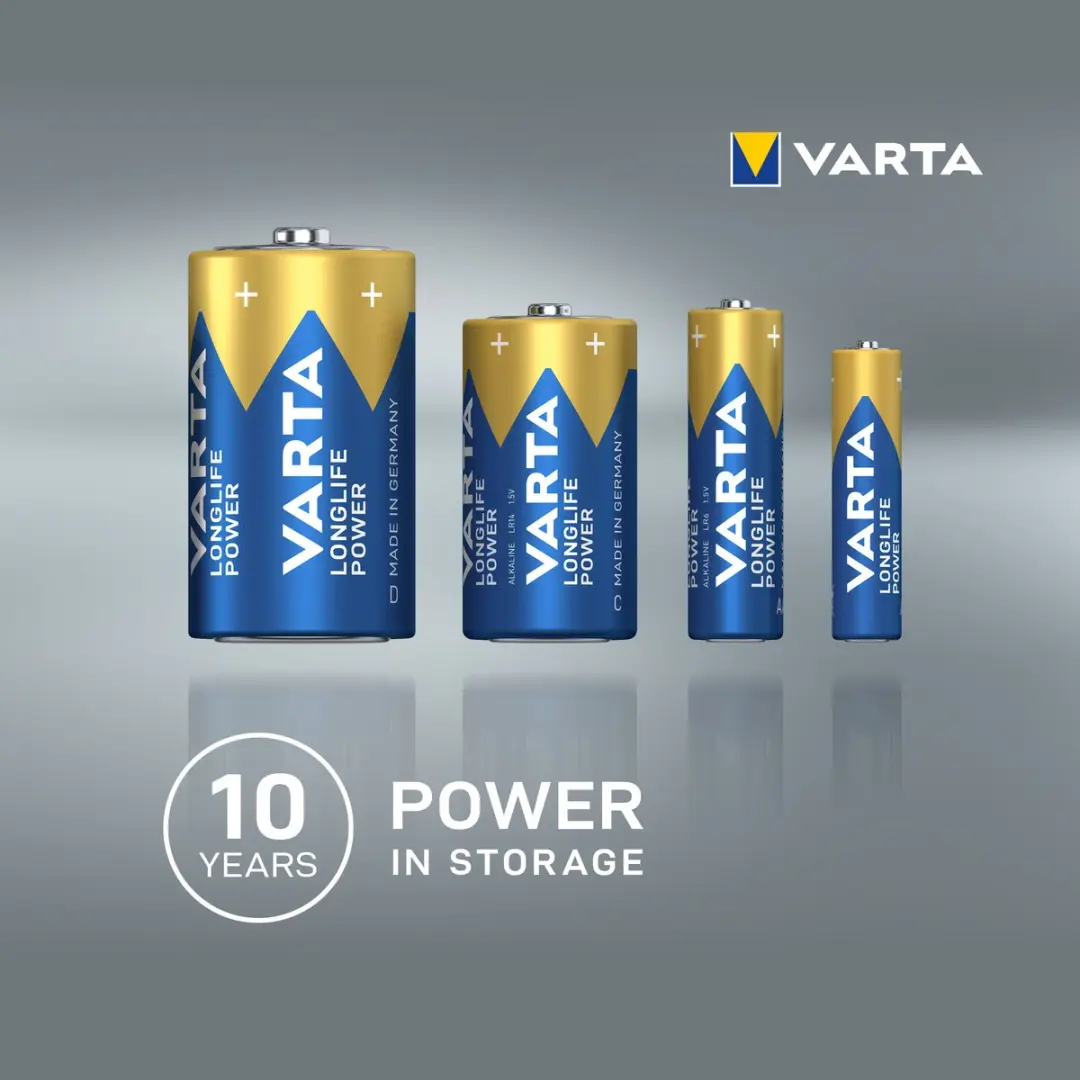 Varta Longlife Power AA 2930mAh - 8 Stuks