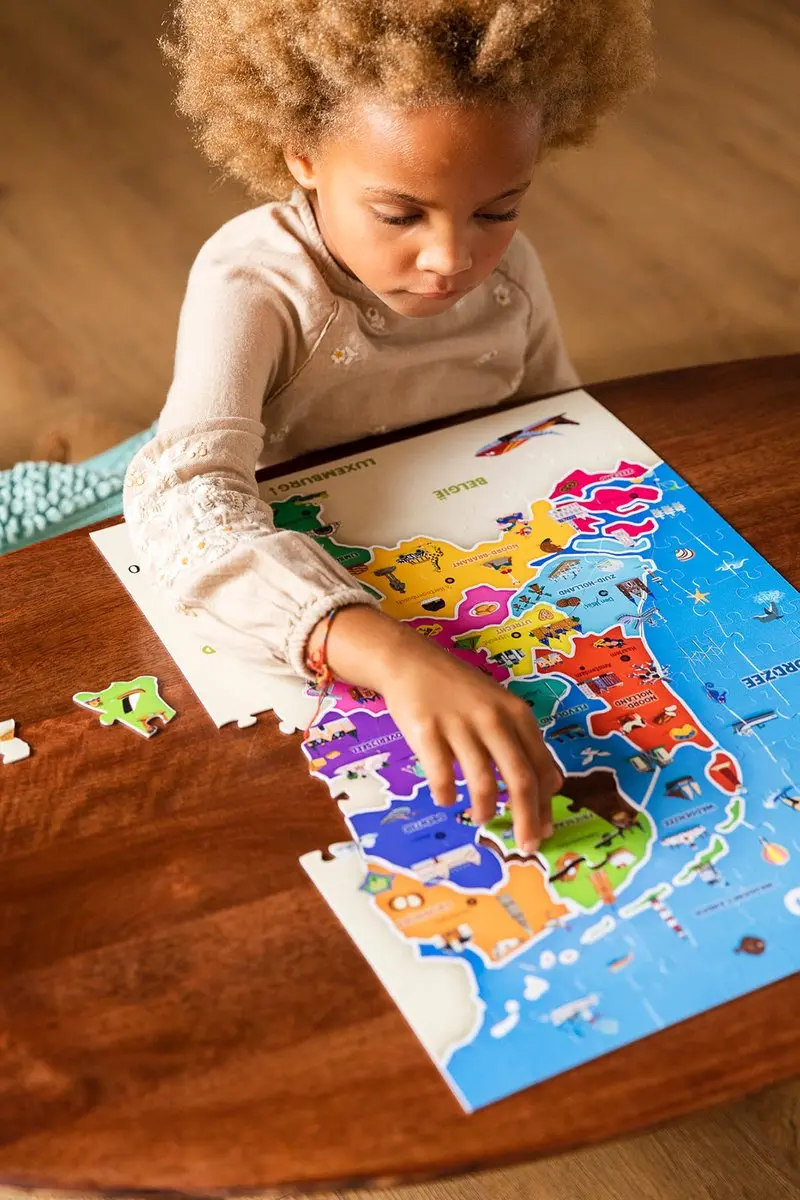 Jumbo Ik Leer Kaart van Nederland Educatief Spel 130 Stuks