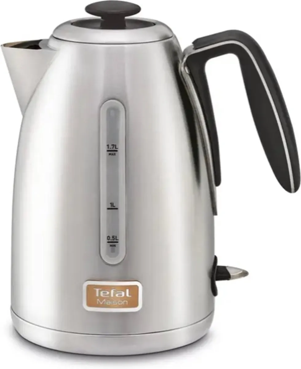 Tefal Maison Inox KI260810 Waterkoker 1,7L - 3000W - Zwart