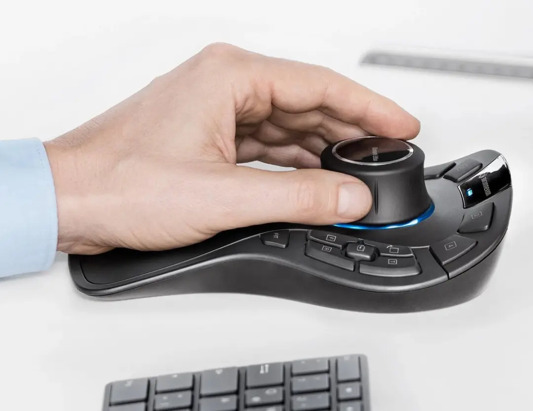 3Dconnexion SpaceMouse Pro Wireless 3DX-700119 - 15 Knoppen - Zwart