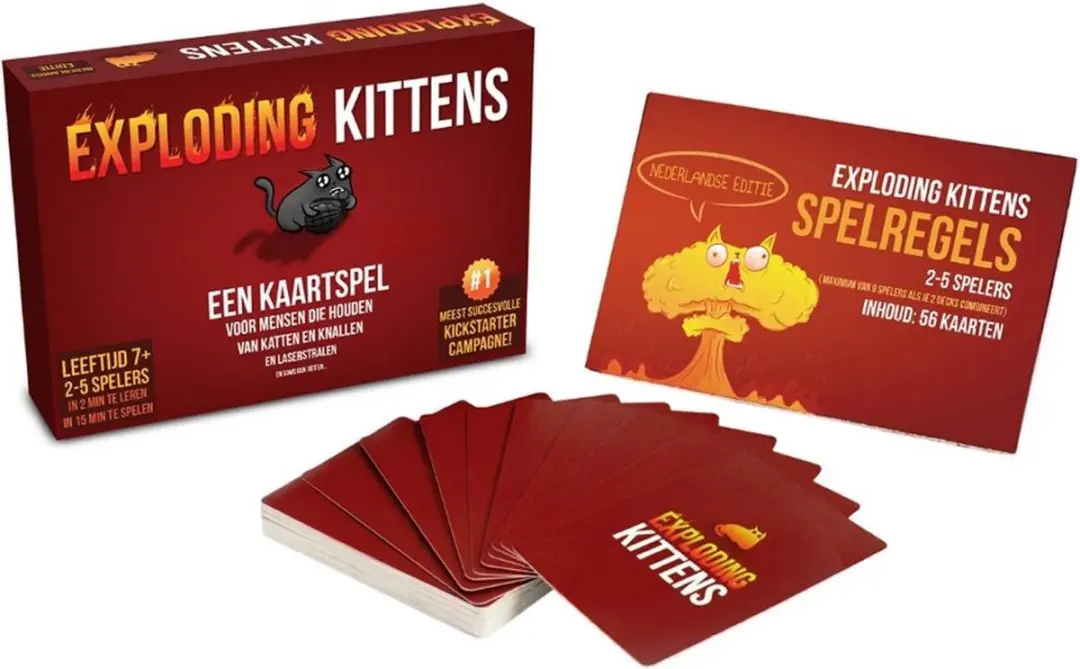 Exploding Kittens Originele Editie Kaartspel - 2-5 spelers