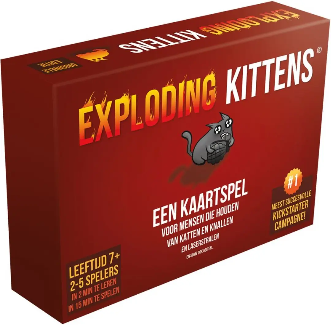 Exploding Kittens Originele Editie Kaartspel - 2-5 spelers