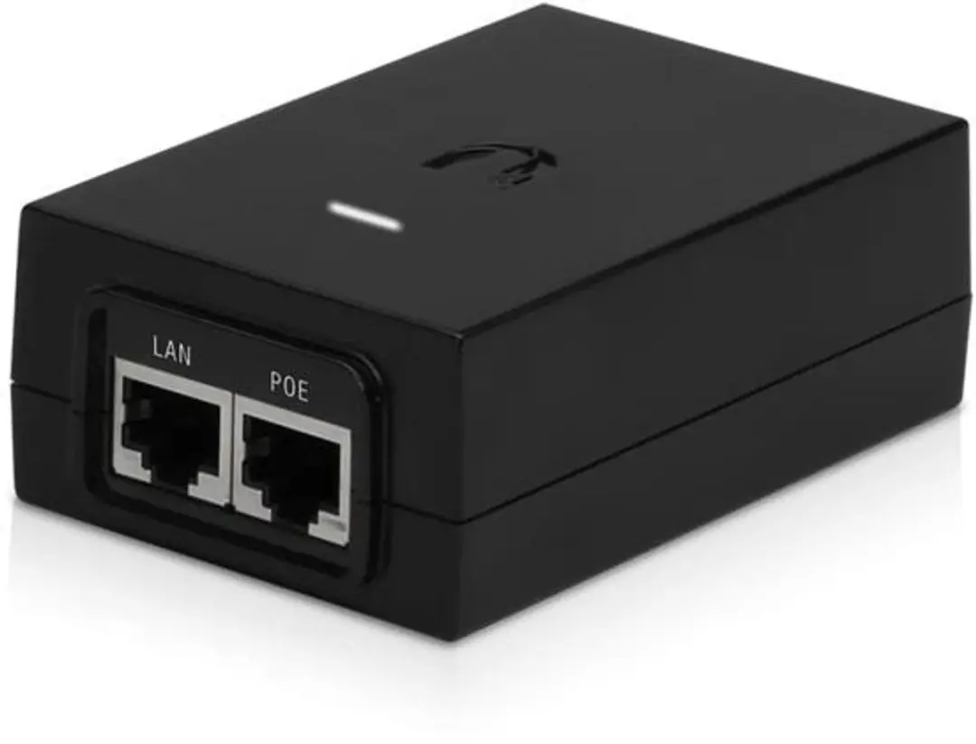 Ubiquiti POE-24 Netwerk PoE Adapter 24V 30W Gigabit - Zwart
