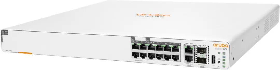 HPE Aruba Instant On 1960 S0F35A#ABB Managed Switch - 8x PoE 1G/2.5G - 2x 10GBASE-T